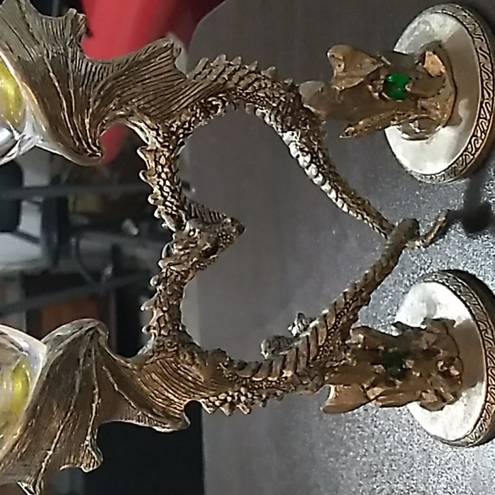 Pewter Dragon flutes - Picture 6 of 6